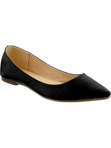 Old Navy Old Navy Womens Pointed Ballet Flats - Black