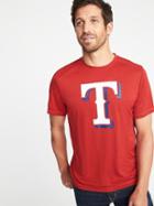 Old Navy Mens Mlb Team Graphic Performance Tee For Men Texas Rangers Size L