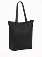 Old Navy Sueded Tote For Women - Black