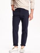 Old Navy Mens New Classic Slim Fit Khakis Size 33 W (32l) - Classic Navy