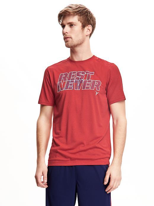 Old Navy Go Dry Cool Graphic Performance Tee For Men - Apple Of My Eye