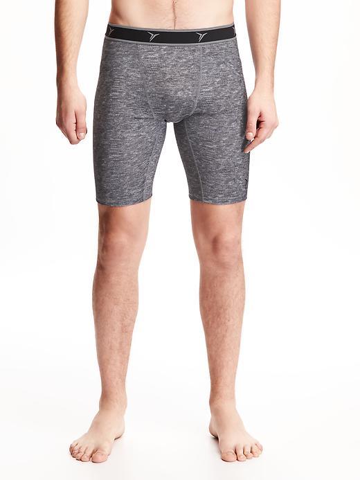 Old Navy Go Dry Base Layer Shorts For Men - Heather Grey