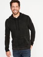 Old Navy Mens Garment-dyed Sweater Hoodie For Men Blackjack Size Xl