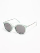 Old Navy Womens Round Pop-color Sunglasses For Women Mint Green Size One Size