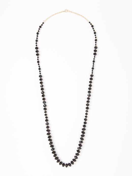 Old Navy Beaded Necklace For Women - Black