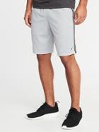 Go-dry Side-stripe Mesh Shorts For Men - 10-inch Inseam