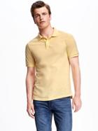 Old Navy Pique Polo For Men - Sweet Butter