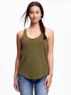 Old Navy Relaxed Racerback Tank For Women - Pasture Present