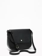 Old Navy Womens Faux-leather Saddle Bag For Women Blackjack Size One Size