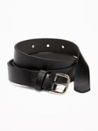 Faux-leather Belt For Women