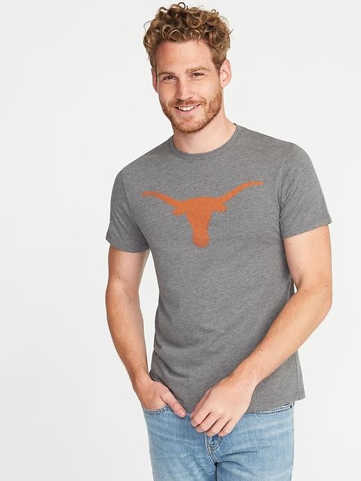 Old Navy Mens College Team Mascot Tee For Men University Of Texas Size M