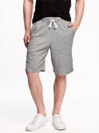 Old Navy French Terry Shorts For Men - Gray Stripe