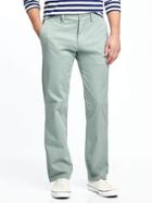 Old Navy Built In Flex Ultimate Straight Khakis For Men - Partly Cloudy