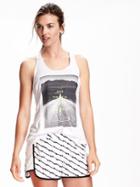 Old Navy Go Dry Cool Graphic Tank - Rainmaker