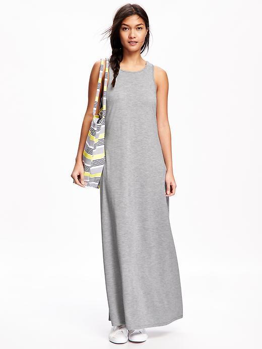 Old Navy Maxi Tank Dress For Women - Heather Grey