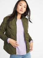 Old Navy Womens Lightweight Quilted Jacket For Women Olive Through This Size L