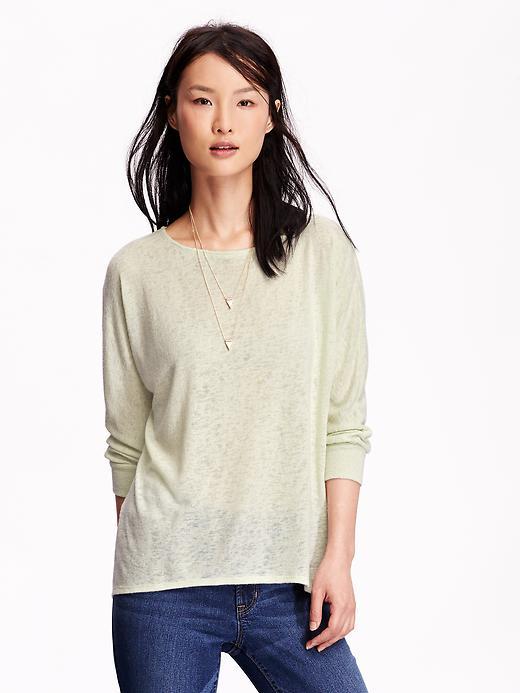 Old Navy Womens Raglan Sleeve Sweaters Size L Tall - Succulent