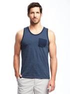 Old Navy Jersey Pocket Tank For Men - The New Navy