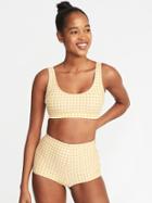Scoop-neck Swim Top For Women