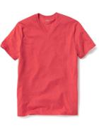Old Navy Soft Washed V Neck Tee For Men - Berry Sorbet