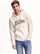 Old Navy Team Style Graphic Pullover Hoodie For Men Size Xxl Big - White