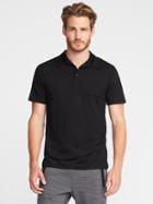 Old Navy Built In Flex Pro Polo For Men - Black