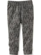 Old Navy Printed French Terry Knit Pants - Gray Charles