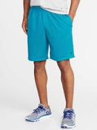 Old Navy Mens Go-dry Mesh Shorts For Men (10) Keepin'; It Teal Size L