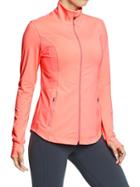 Old Navy Womens Active Compression Jackets - Lotus Lady Neon