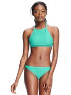 Old Navy High Neck Bikini Top For Women - Tropical Vacation Nyln