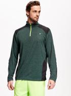 Old Navy Go Dry 1/4 Zip Training Top For Men - Rogue River