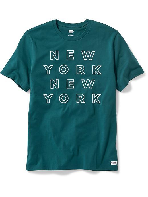 Old Navy Graphic Crew Neck Tee For Men - Coastal Fir