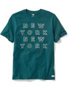 Old Navy Graphic Crew Neck Tee For Men - Coastal Fir