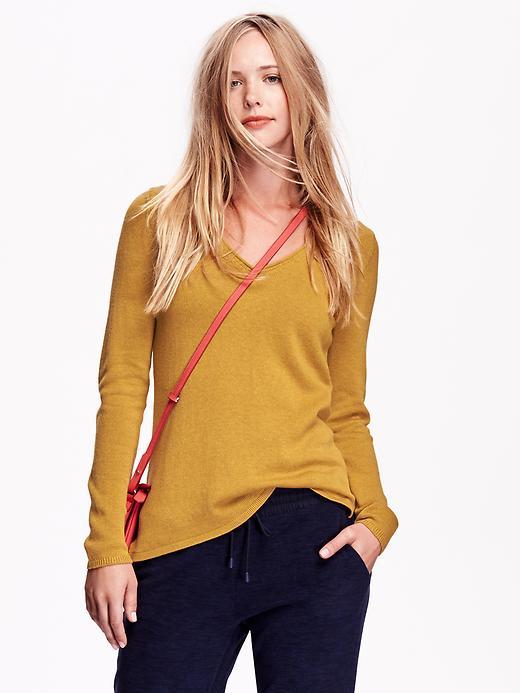 Old Navy Womens V Neck Pullover Size L Tall - Lichen It