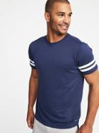 Old Navy Mens Regular-fit Go-dry Performance Tee For Men Navy Blue Size Xxl