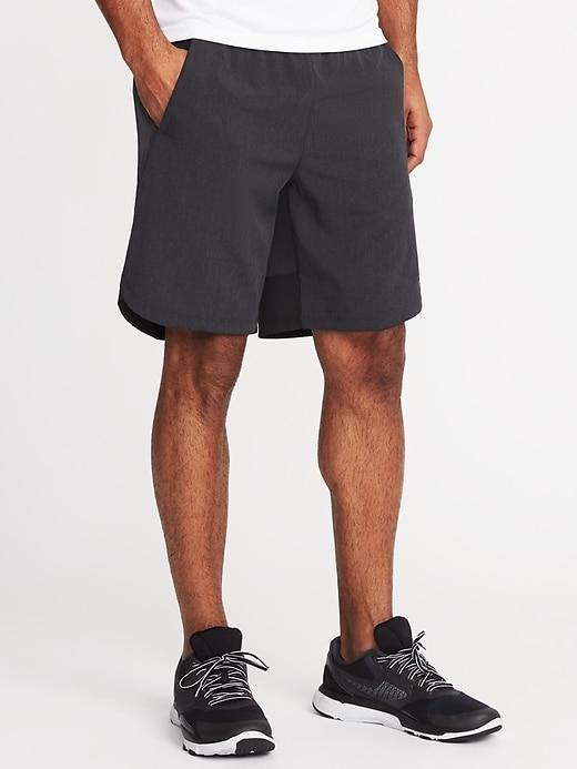 Old Navy Mens Quick-dry 4-way Stretch Performance Shorts For Men (9) Charcoal Active Size Xxl