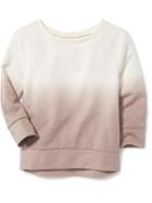Old Navy Ombre Cocoon Sweatshirt - White Warm Ombre