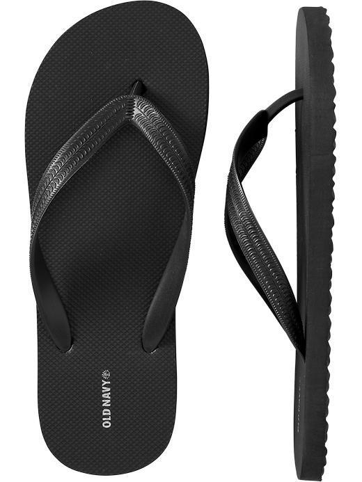 Old Navy Mens New Classic Flip Flops - Black