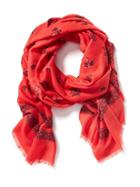 Old Navy Patterned Linear Scarf For Women - Red Floral