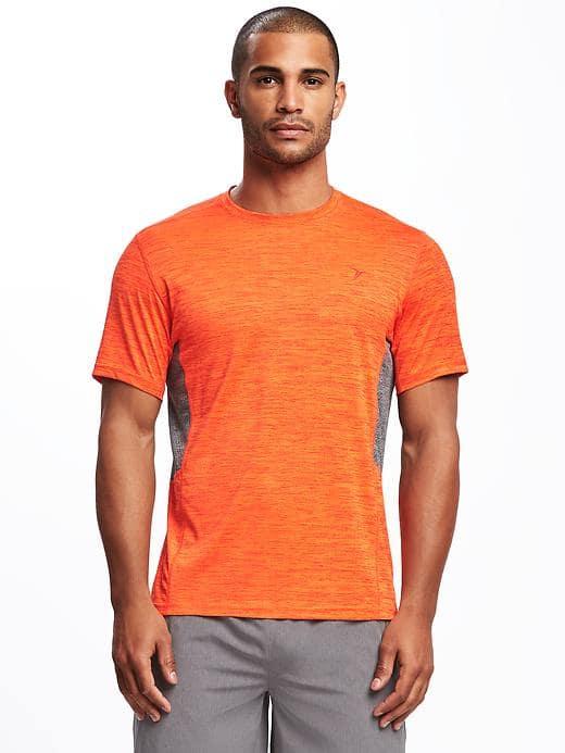 Old Navy Go Fresh Anti Odor Tee For Men - Blazing Sunries