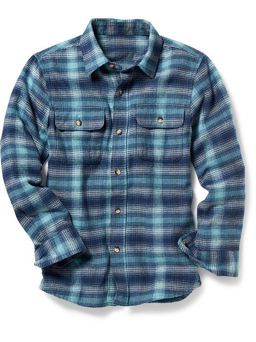 Old Navy Long Sleeve Flannel Shirt. - Blue Jasmine