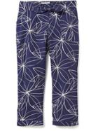 Old Navy Cuffed Soft Pants - Blue Floral