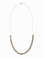 Old Navy Long Hammered Metal Disc Necklace For Women - Mix Metal