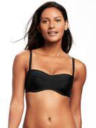 Old Navy Bandeau Swim Top For Women - Blackjack