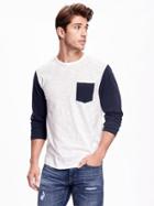 Old Navy Soft Washed Baseball Tee For Men - In The Navy