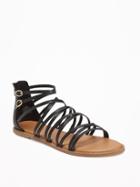 Old Navy Strappy Gladiator Sandals For Women - Blackjack