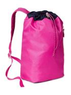Old Navy Drawstring Backpack - Fuchsia Leaders Poly