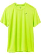 Old Navy Mens Active Cross Training Tees - Parrot Snake Neon