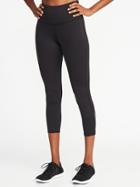 Old Navy Womens High-rise Compression Run Crops For Women Black Size Xxl