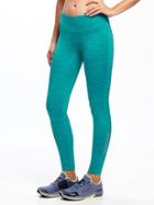 Old Navy Go Warm Reflective Running Tights For Women - Dark Teal